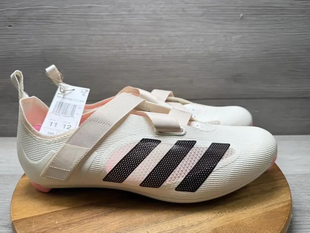 Adidas The Indoor Cycling Shoe GX1669 Men's 11 Women's 12 White Pink